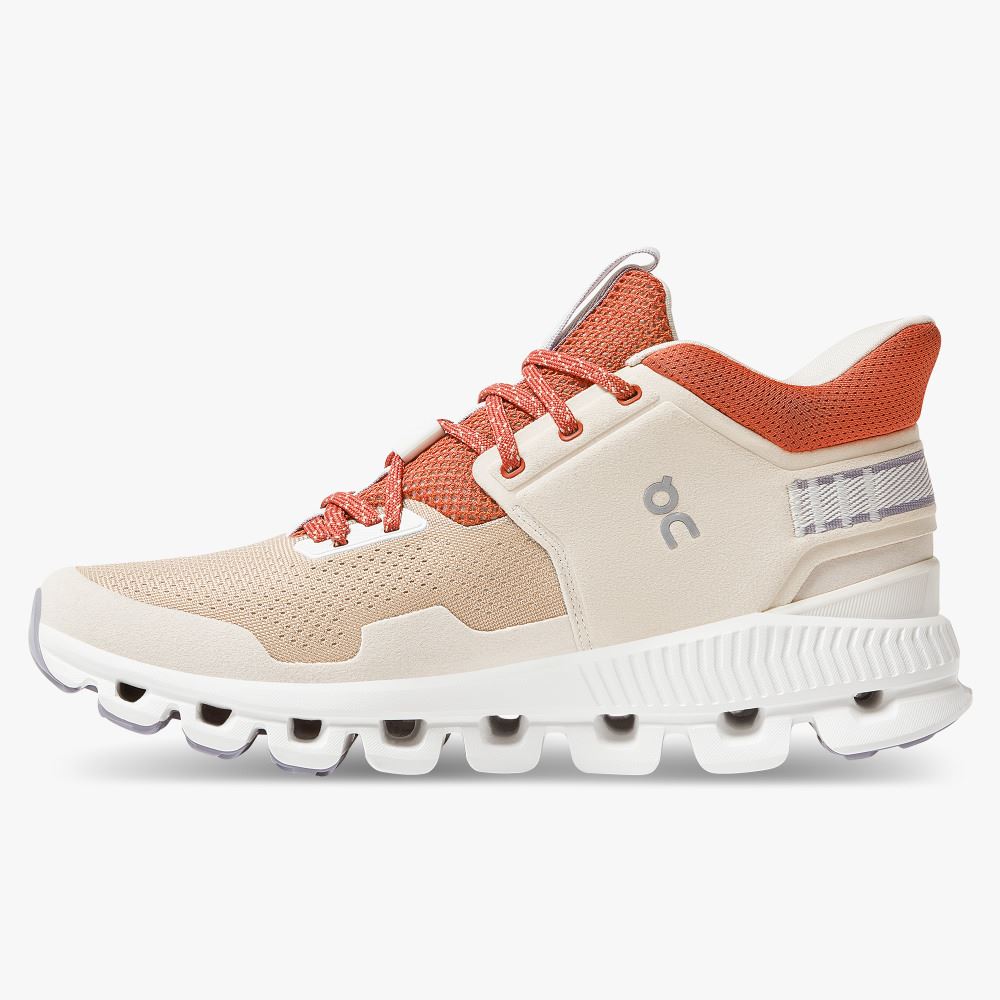 On Running Cloud Hi Sneakers Damen Beige | SFZ6920BY