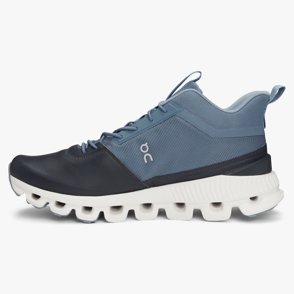 On Running Cloud Hi Sneakers Damen Blau | ODI4061ZZ