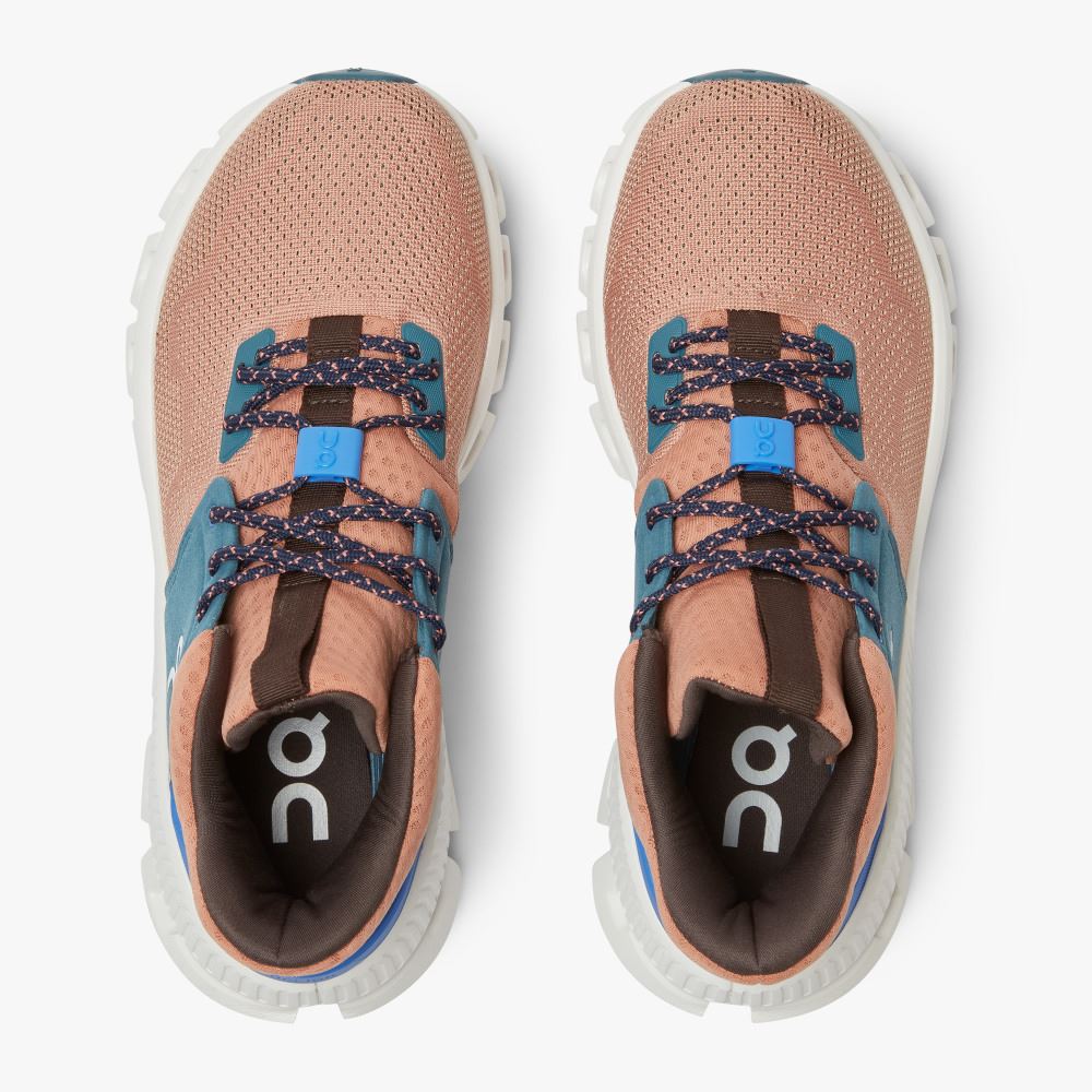 On Running Cloud Hi Sneakers Damen Grün Hellbraun | AWE424FV