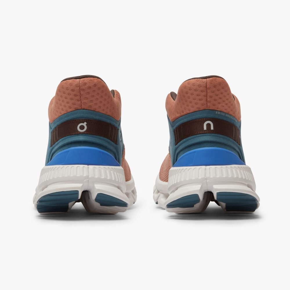 On Running Cloud Hi Sneakers Damen Grün Hellbraun | AWE424FV