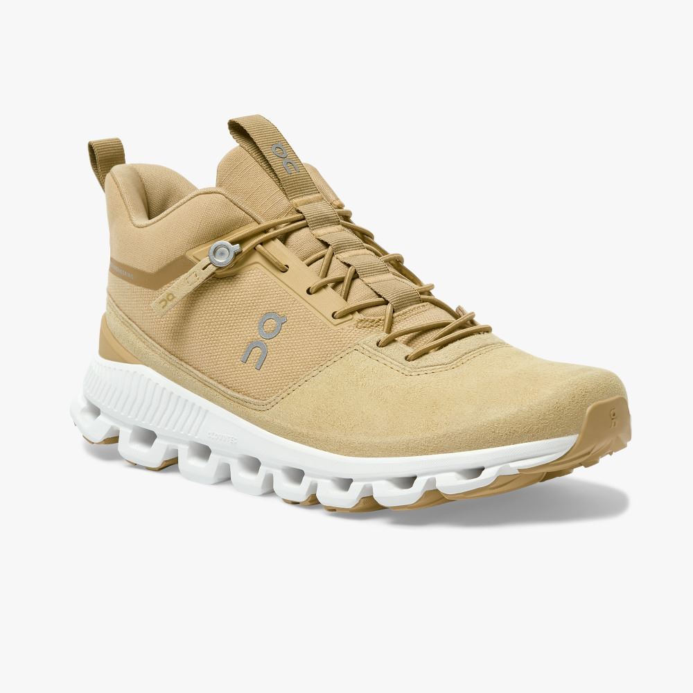 On Running Cloud Hi Sneakers Damen Hellbraun | PLU4100UQ