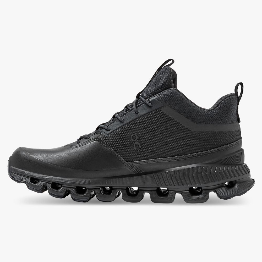 On Running Cloud Hi Sneakers Damen Schwarz | OBN9893UL