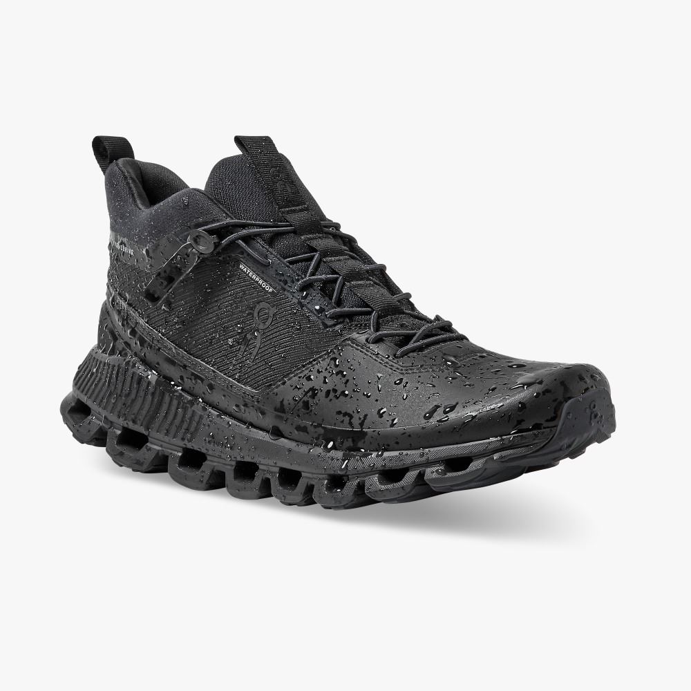 On Running Cloud Hi Sneakers Damen Schwarz | OBN9893UL