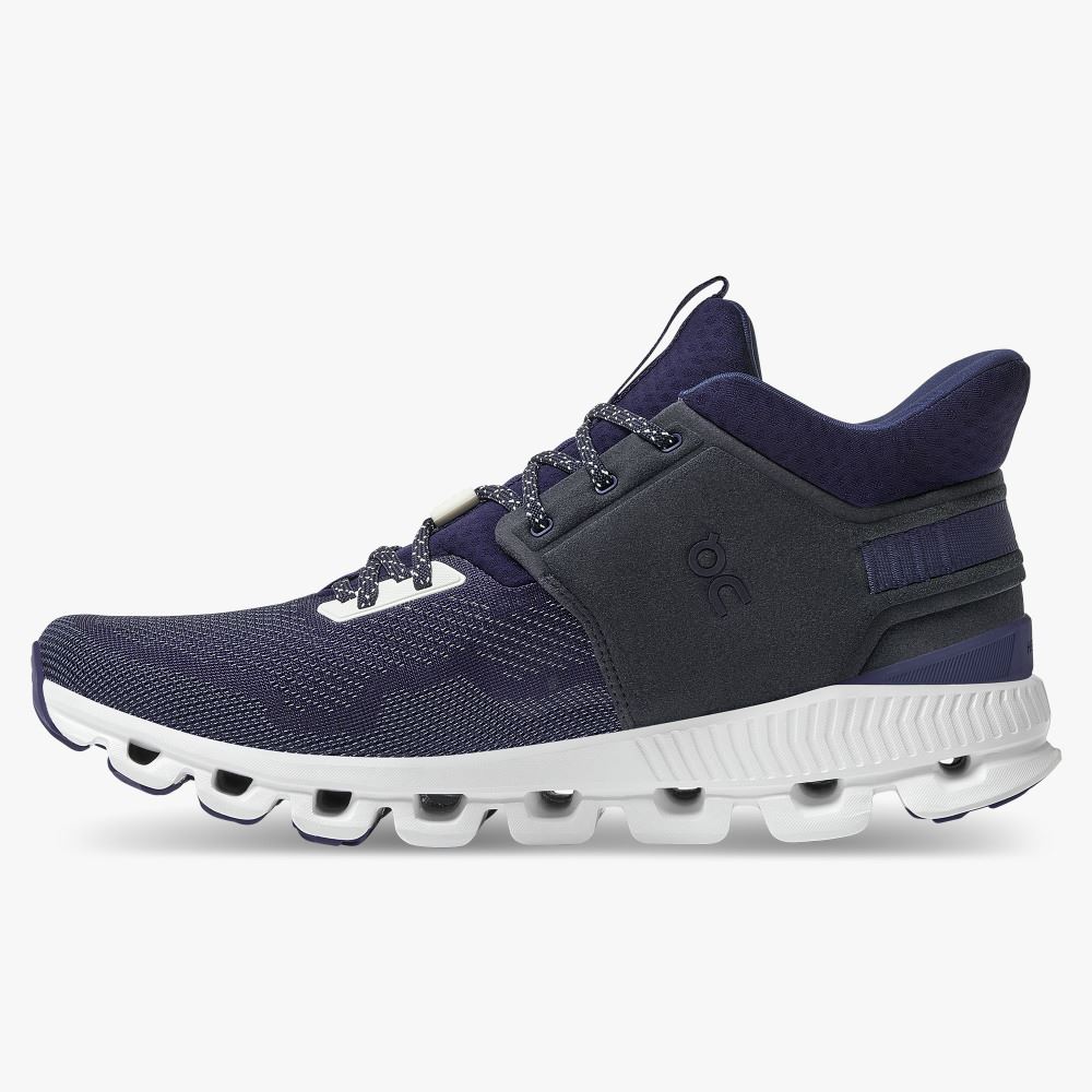 On Running Cloud Hi Sneakers Herren Blau | TEJ1012HF