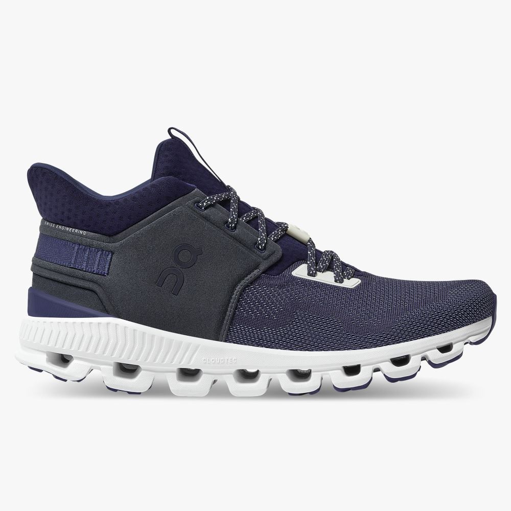 On Running Cloud Hi Sneakers Herren Blau | TEJ1012HF