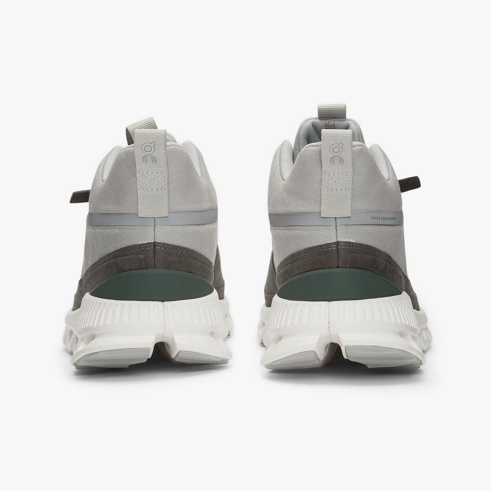 On Running Cloud Hi Sneakers Herren Grau | RDE2931SF