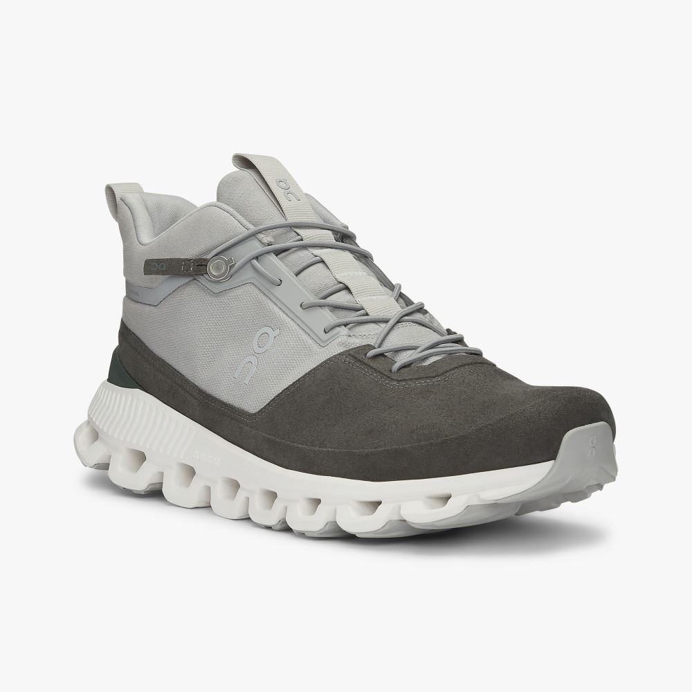 On Running Cloud Hi Sneakers Herren Grau | RDE2931SF