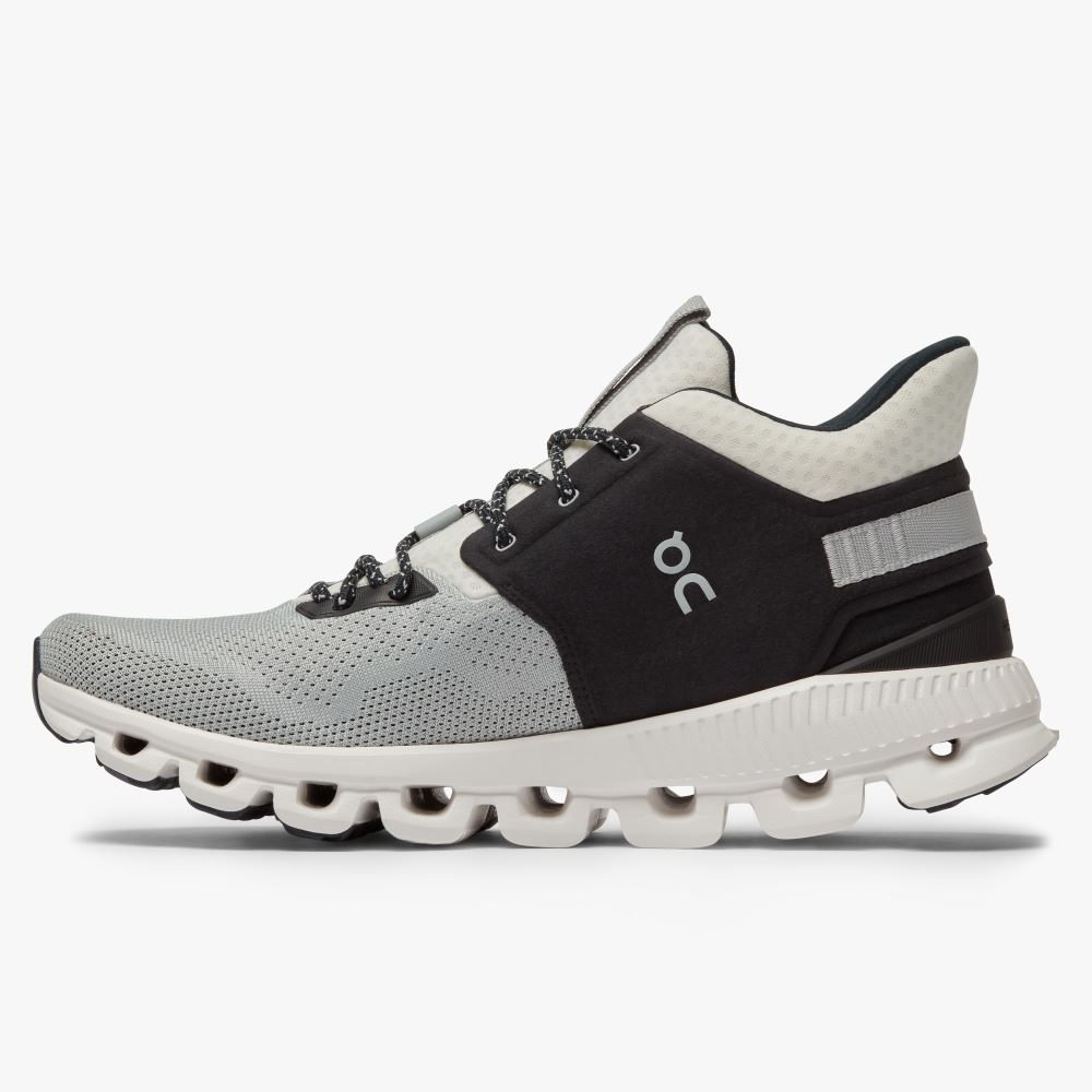 On Running Cloud Hi Sneakers Herren Grau Schwarz | XWT5242BA