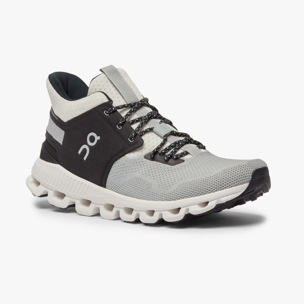 On Running Cloud Hi Sneakers Herren Grau Schwarz | XWT5242BA