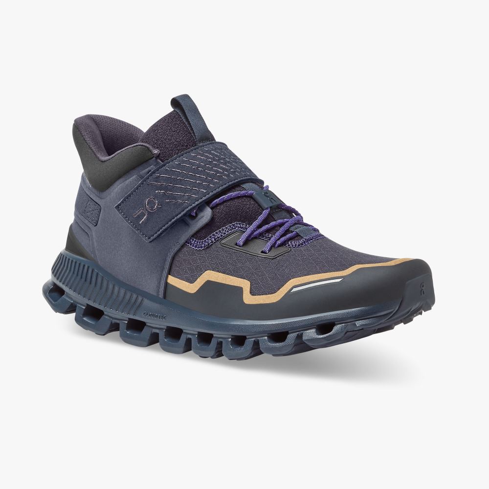 On Running Cloud Hi Sneakers Herren Navy Schwarz | JWW7564SW