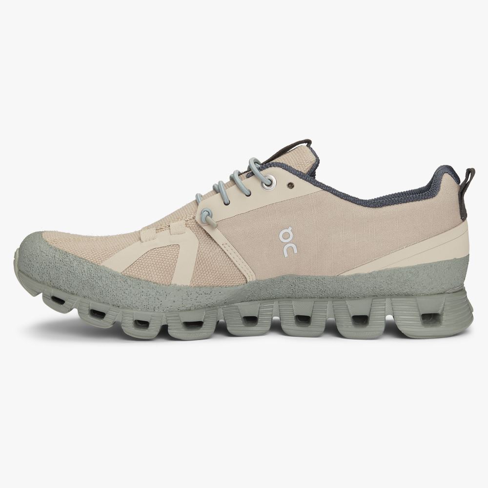 On Running Cloud Sneakers Damen Beige Grün | BCO1143VD