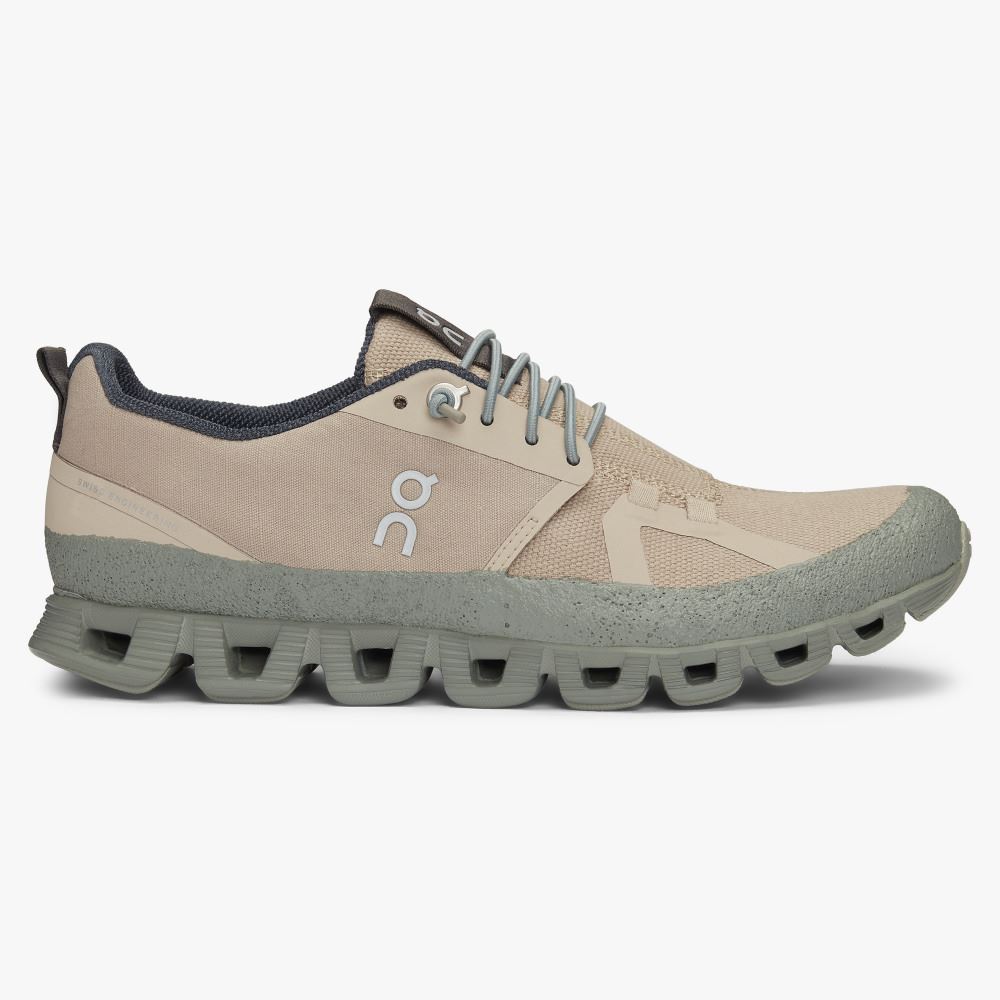 On Running Cloud Sneakers Damen Beige Grün | BCO1143VD