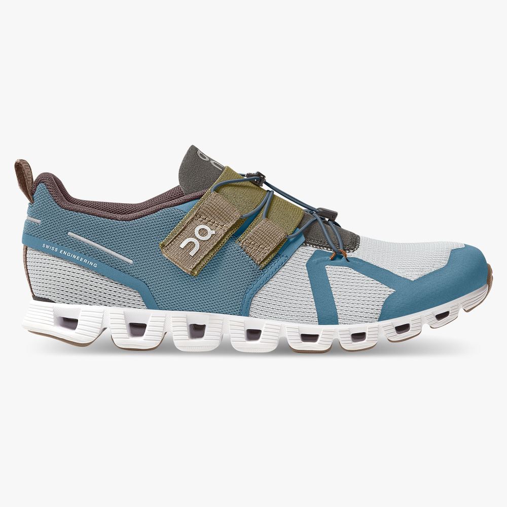 On Running Cloud Sneakers Damen Blau Weiß | TPV4288BX