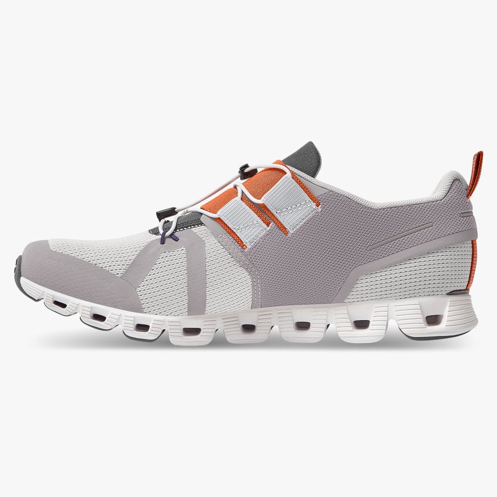 On Running Cloud Sneakers Damen Grau Weiß | FNF9489FY