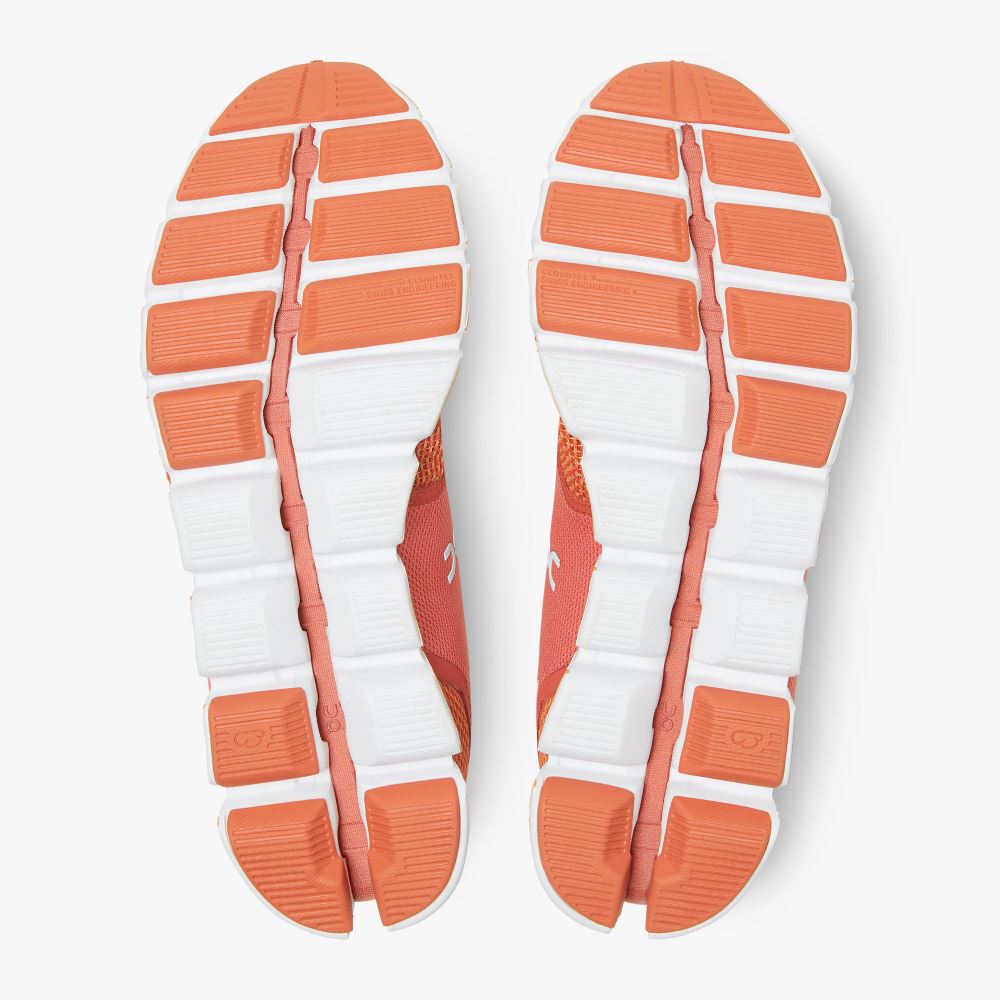 On Running Cloud Sneakers Damen Orange Rot | XFN716MU