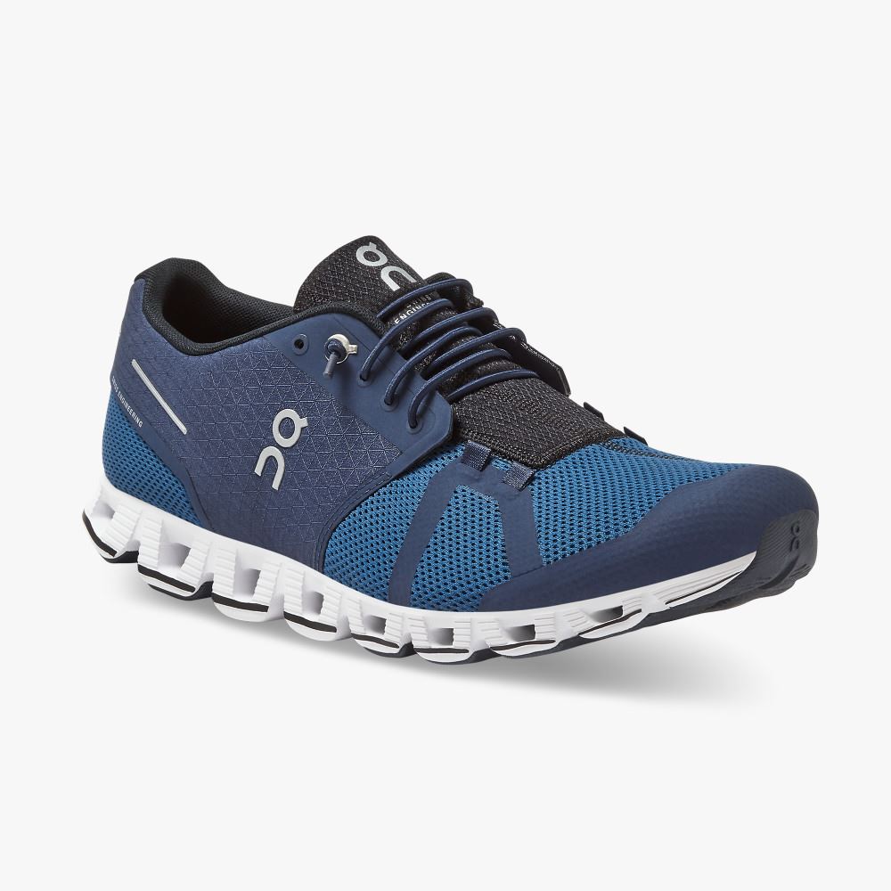 On Running Cloud Sneakers Herren Blau | XZT211HD