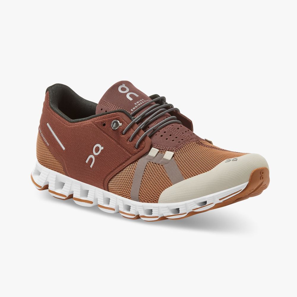 On Running Cloud Sneakers Herren Braun | OXW3247IS