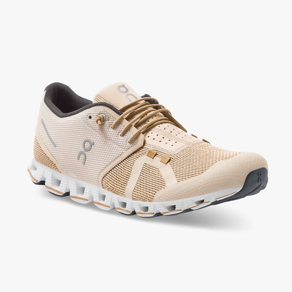 On Running Cloud Sneakers Herren Khaki | CFX3635ZQ