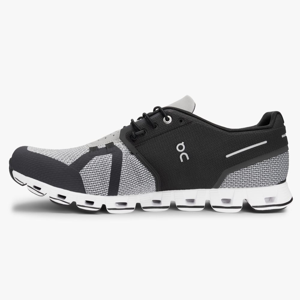 On Running Cloud Sneakers Herren Schwarz Grau | CSO1885ET