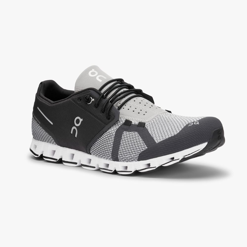 On Running Cloud Sneakers Herren Schwarz Grau | CSO1885ET