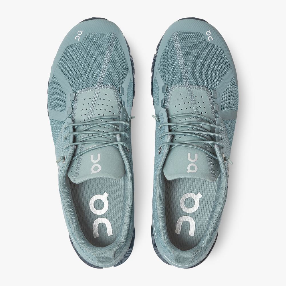 On Running Cloud Sneakers Herren Türkis | SOJ10064FH