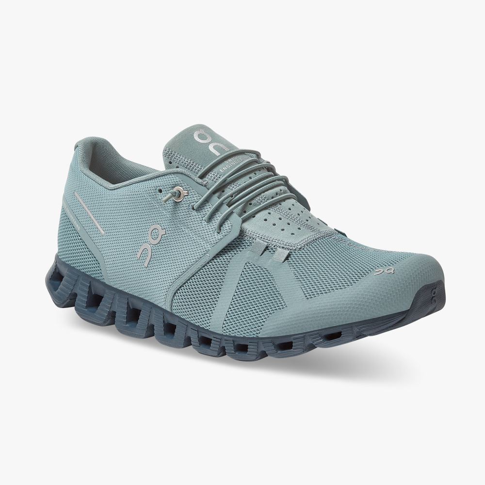 On Running Cloud Sneakers Herren Türkis | SOJ10064FH