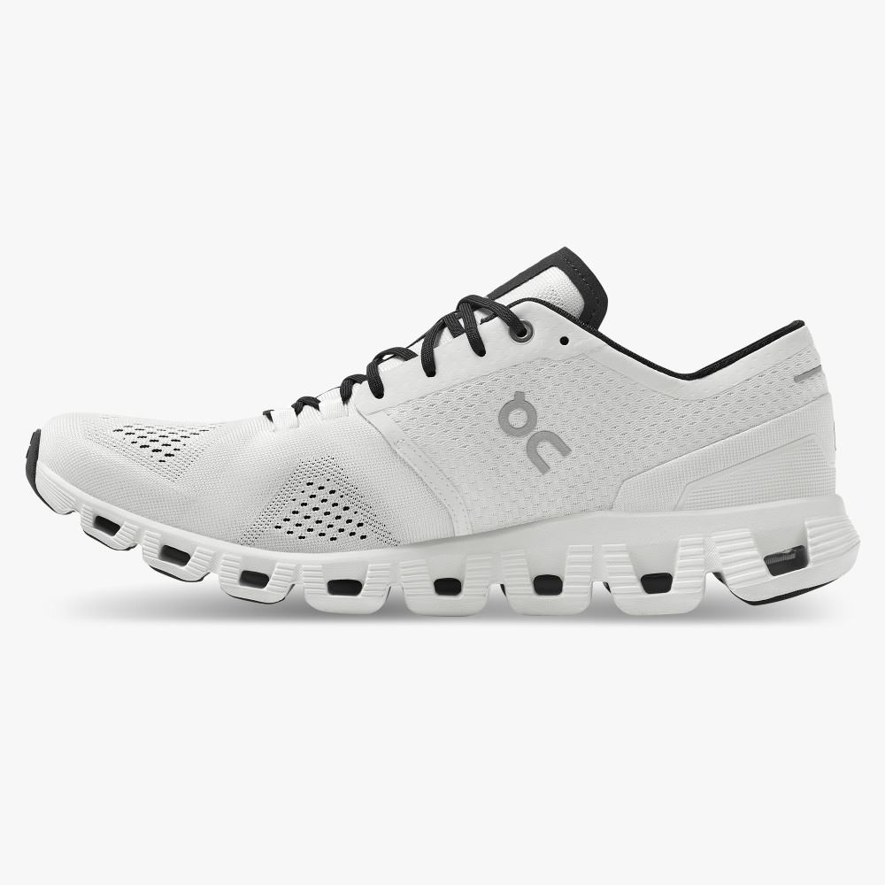 On Running Cloud X Straßenlaufschuhe Herren Weiß | HNL7159VR