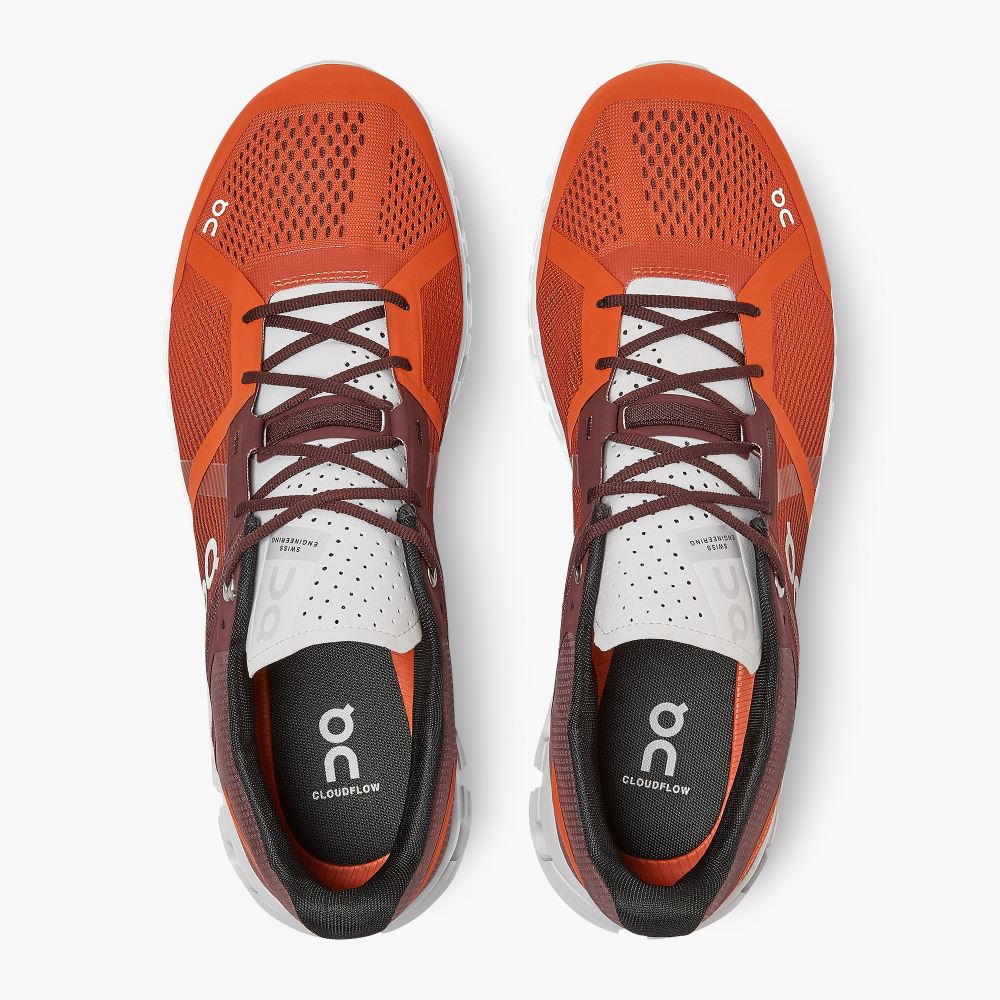 On Running Cloudflow Straßenlaufschuhe Herren Orange | SDH421UP