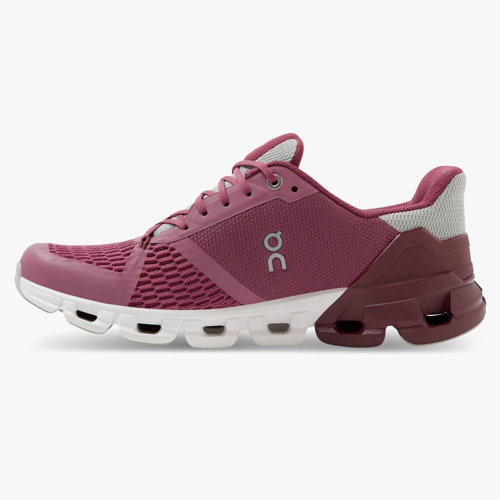 On Running Cloudflyer Straßenlaufschuhe Damen Fuchsie | RPD7486JJ