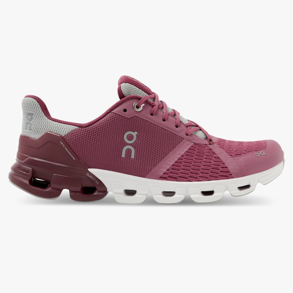 On Running Cloudflyer Straßenlaufschuhe Damen Fuchsie | RPD7486JJ