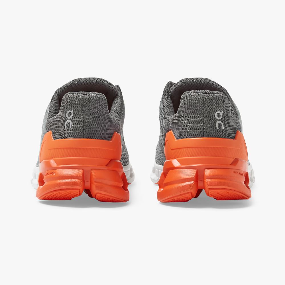 On Running Cloudflyer Straßenlaufschuhe Herren Grau Orange | TQJ9020EE