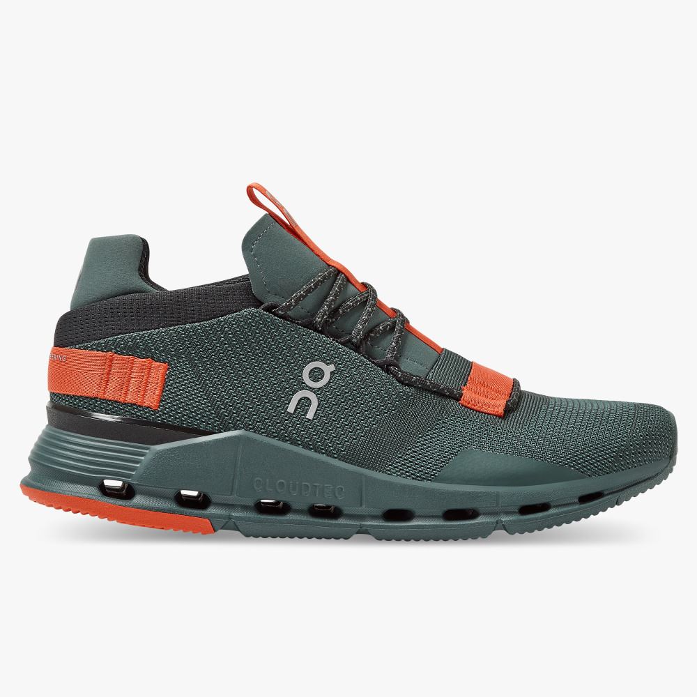 On Running Cloudnova Sneakers Damen Olivgrün | YRS2761SF