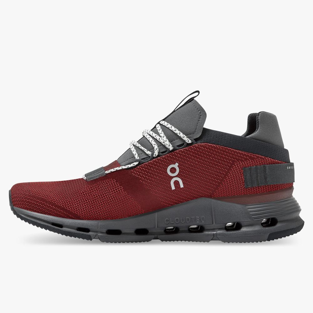 On Running Cloudnova Sneakers Herren Bordeaux | FYB3426JF