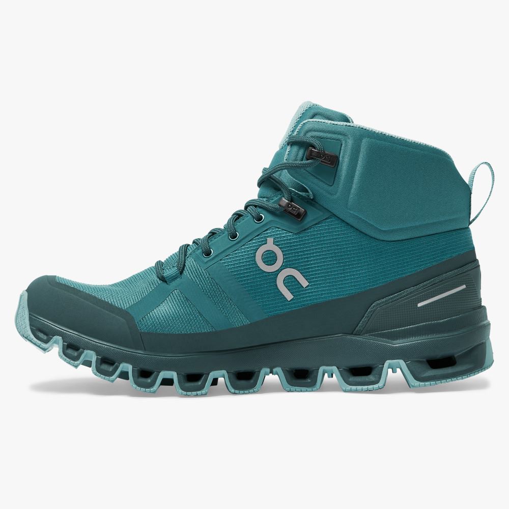 On Running Cloudrock Wanderschuhe Damen Türkis | LTU9250SK