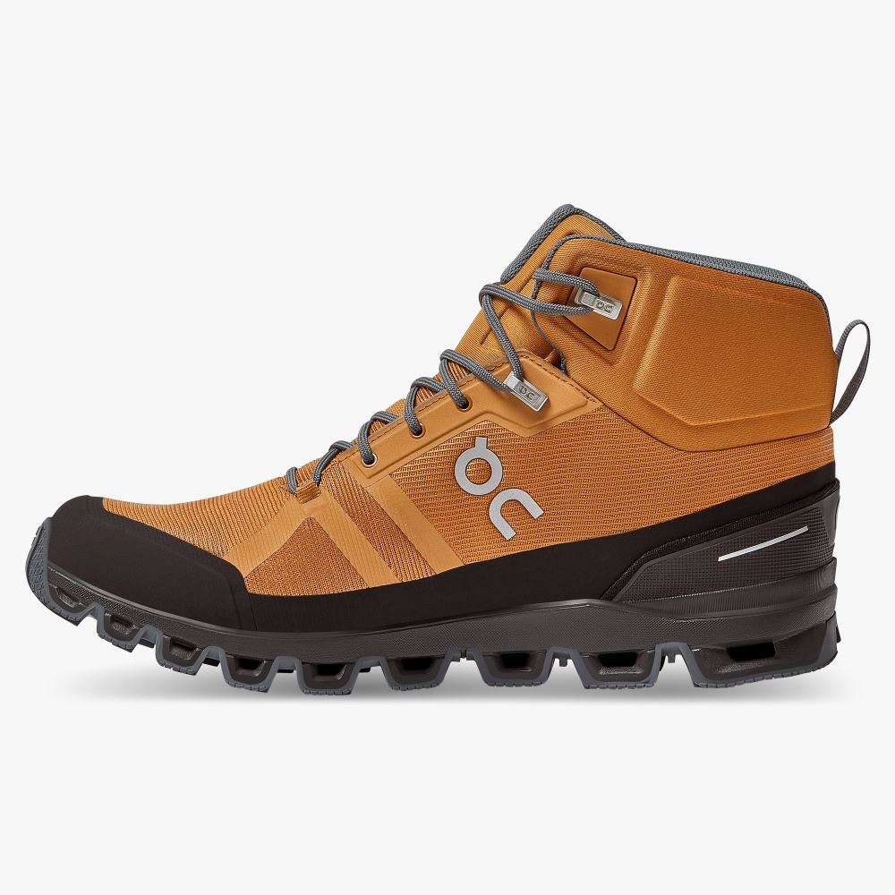 On Running Cloudrock Wanderschuhe Herren Braun | JOZ7542IF