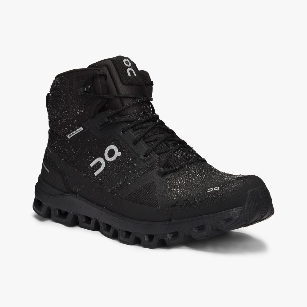 On Running Cloudrock Wanderschuhe Herren Schwarz | JVC8839RS