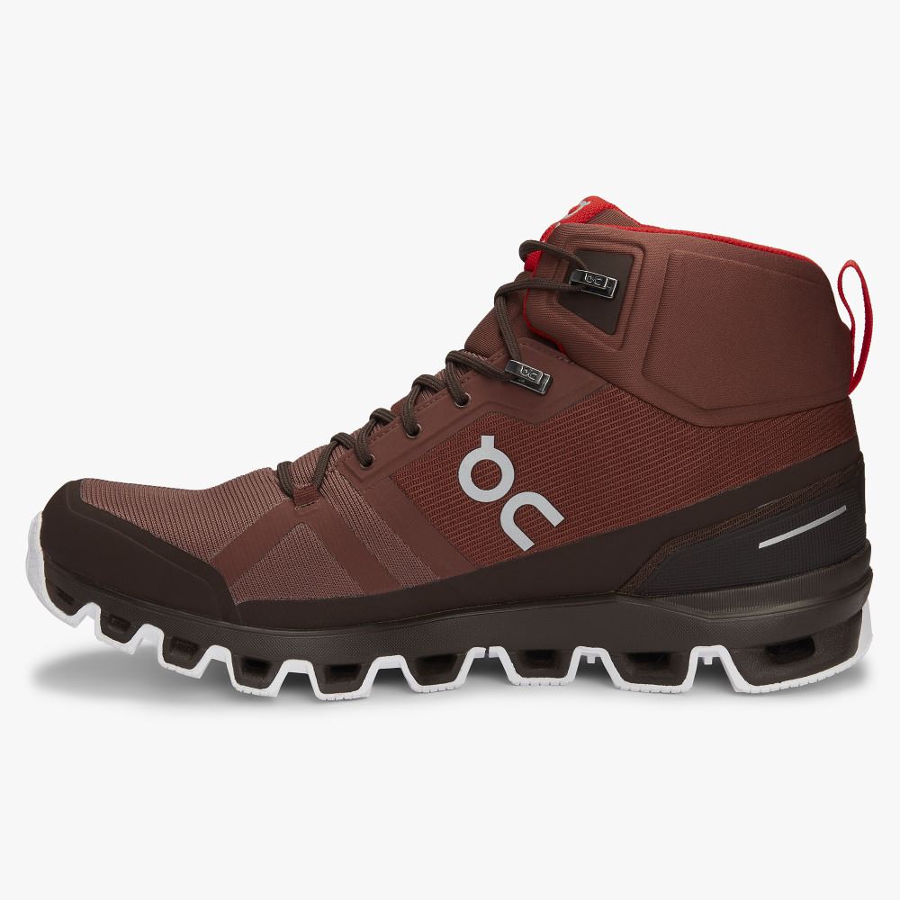 On Running Cloudrock Wanderschuhe Herren Rot | MLH7616NT