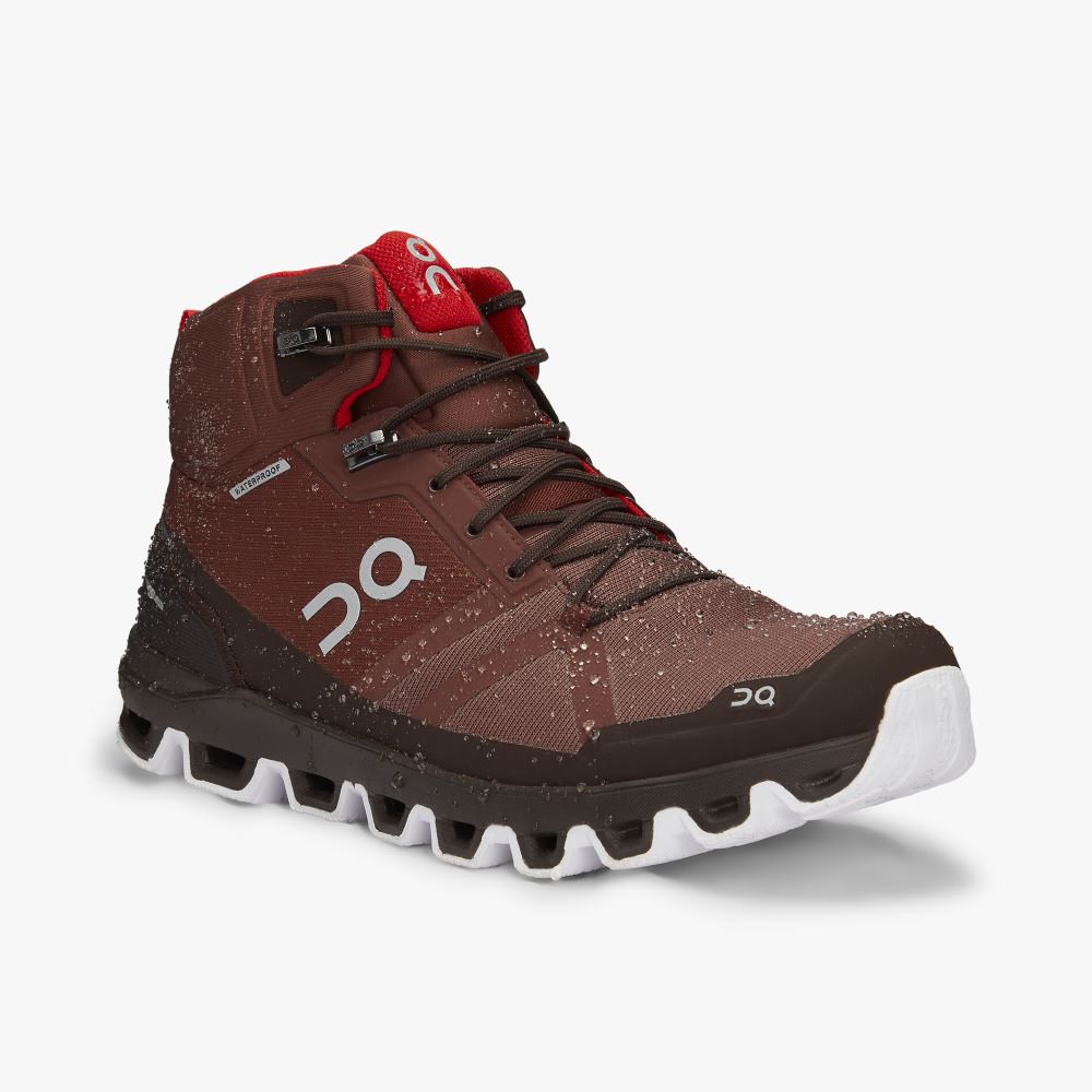 On Running Cloudrock Wanderschuhe Herren Rot | MLH7616NT