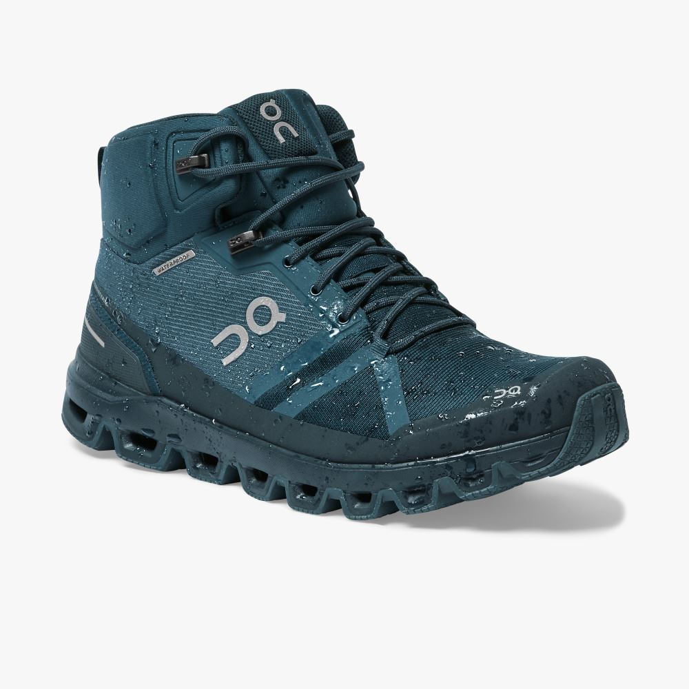 On Running Cloudrock Wanderschuhe Herren Türkis | QQB5447MW