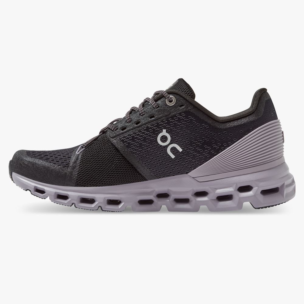 On Running Cloudstratus Straßenlaufschuhe Damen Schwarz | CFA4673OJ