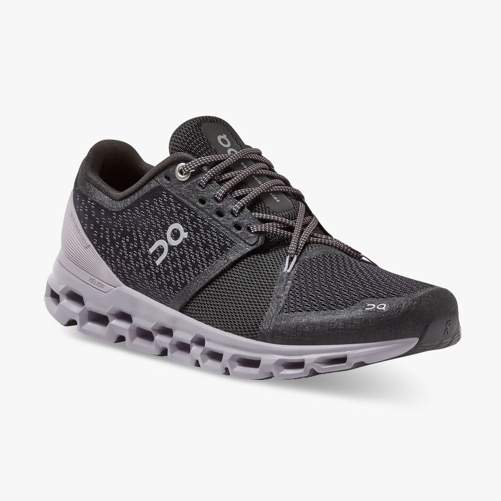 On Running Cloudstratus Straßenlaufschuhe Damen Schwarz | CFA4673OJ