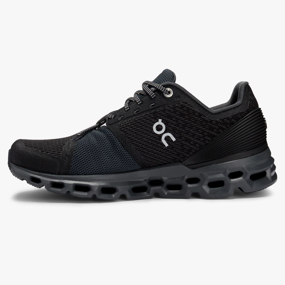 On Running Cloudstratus Straßenlaufschuhe Damen Schwarz | GZJ6382GI