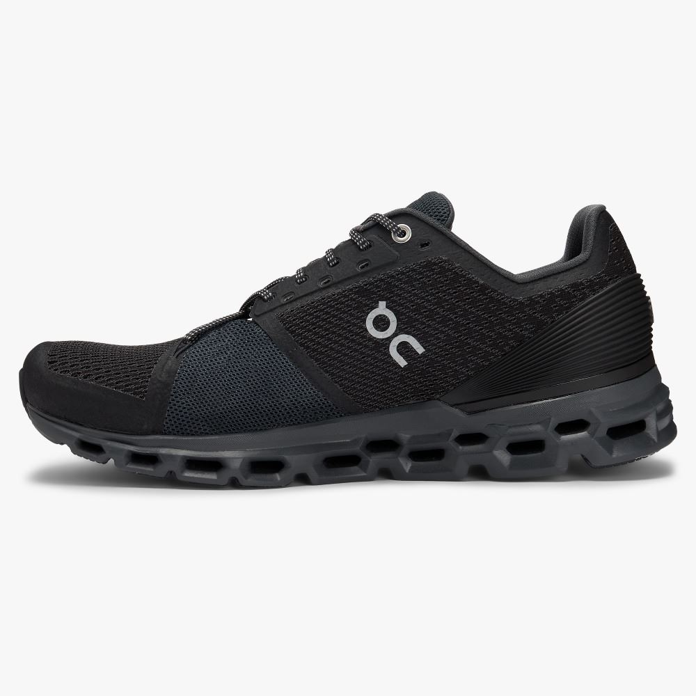 On Running Cloudstratus Straßenlaufschuhe Herren Schwarz | PDD2616TZ