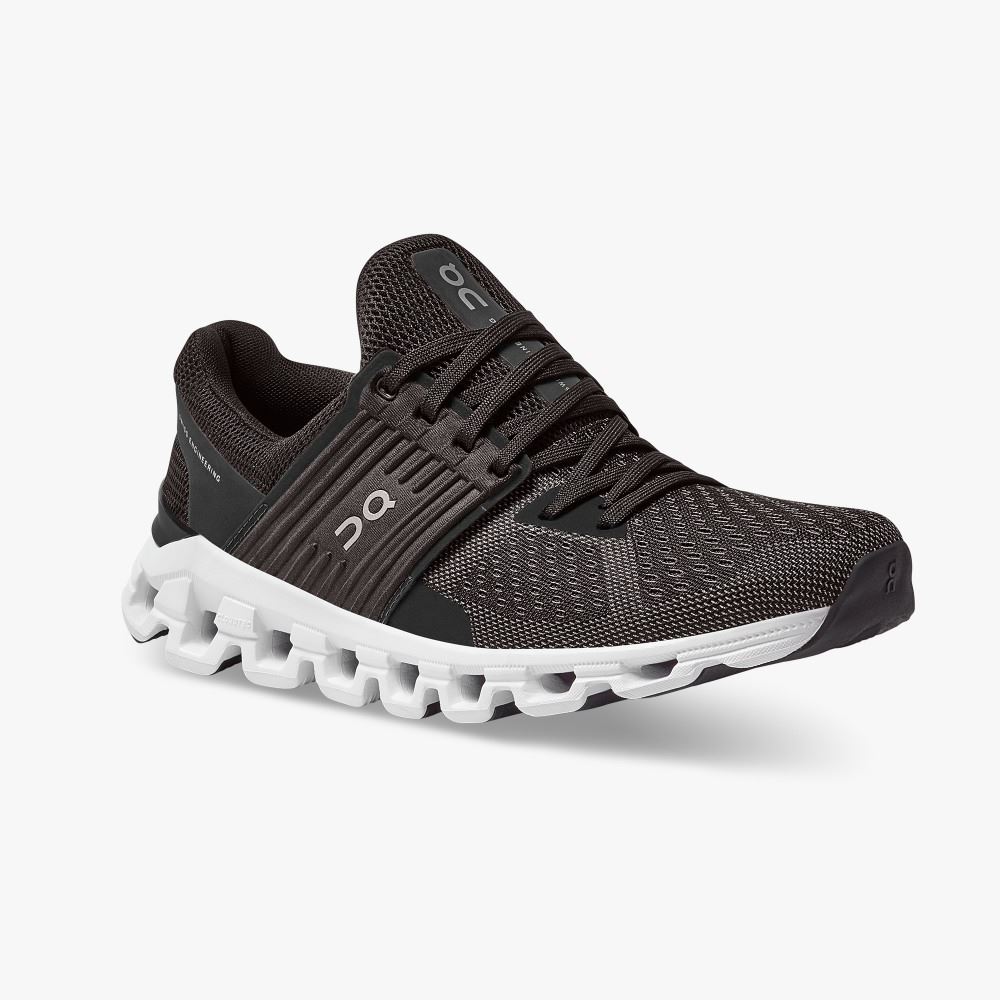 On Running Cloudswift Straßenlaufschuhe Damen Schwarz | POE5971UO