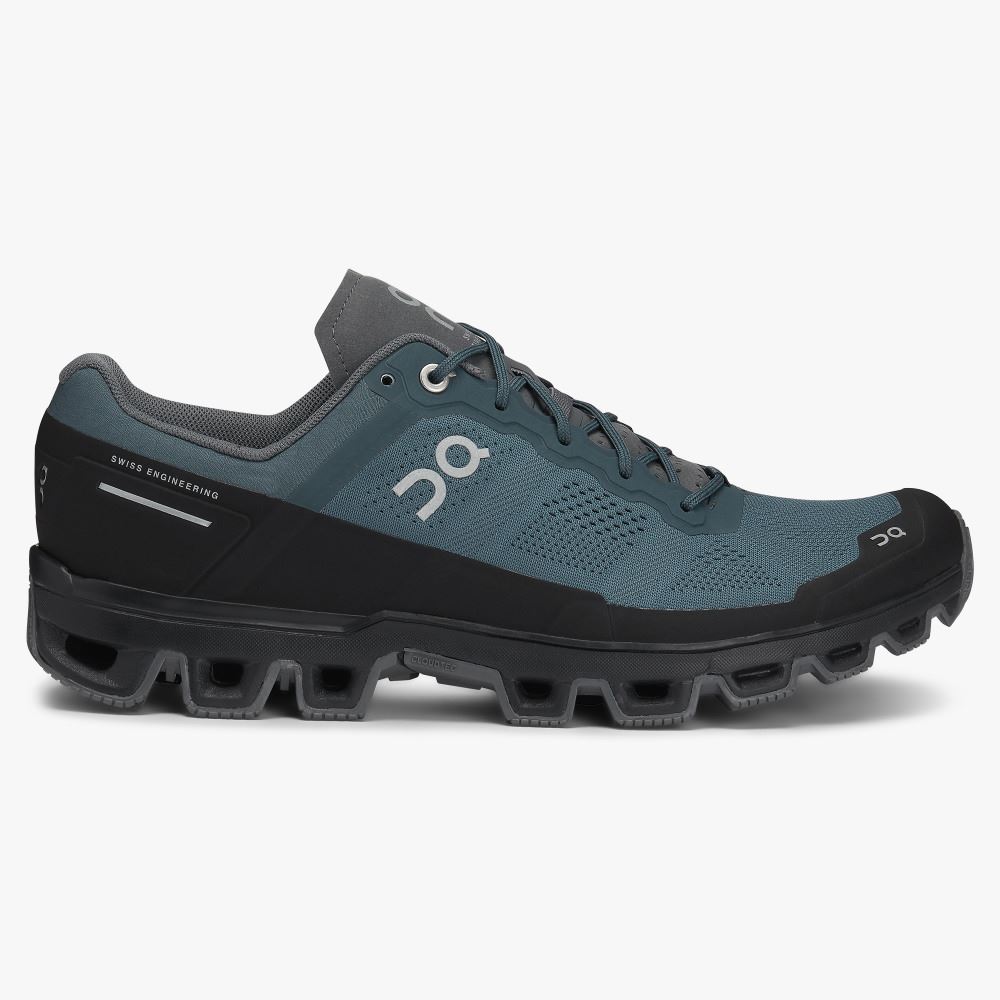 On Running Cloudventure Trailrunning Schuhe Herren Türkis | AOE8623PA