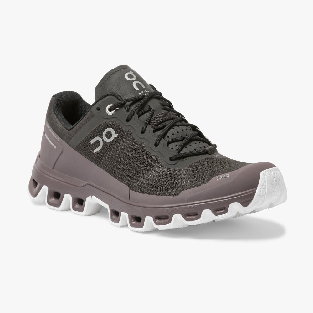 On Running Cloudventure Trailrunning Schuhe Damen Schwarz Schokolade | TPZ1552CT