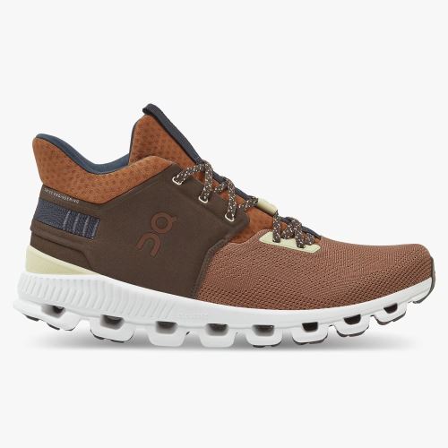 On Running Cloud Hi Sneakers Herren Braun | EQF5769ER