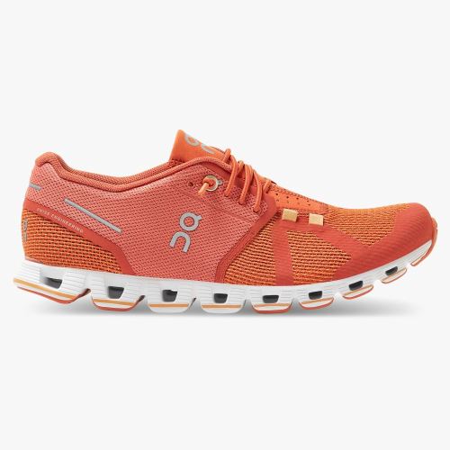 On Running Cloud Sneakers Damen Orange Rot | XFN716MU