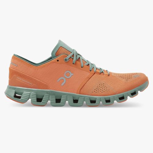 On Running Cloud X Straßenlaufschuhe Herren Orange | WJA6310SC