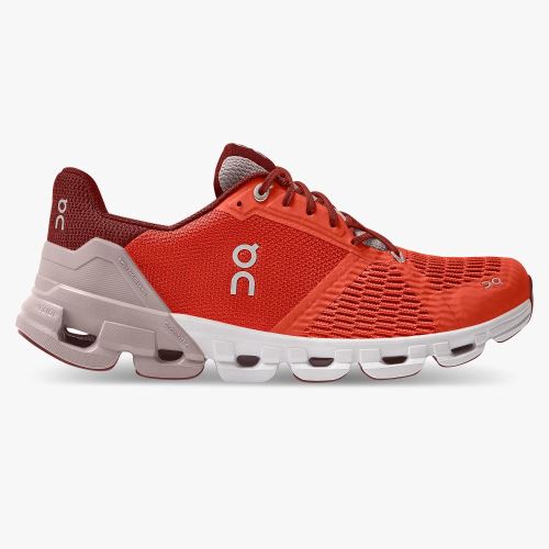 On Running Cloudflyer Straßenlaufschuhe Damen Orange Rot | UYU8795EP